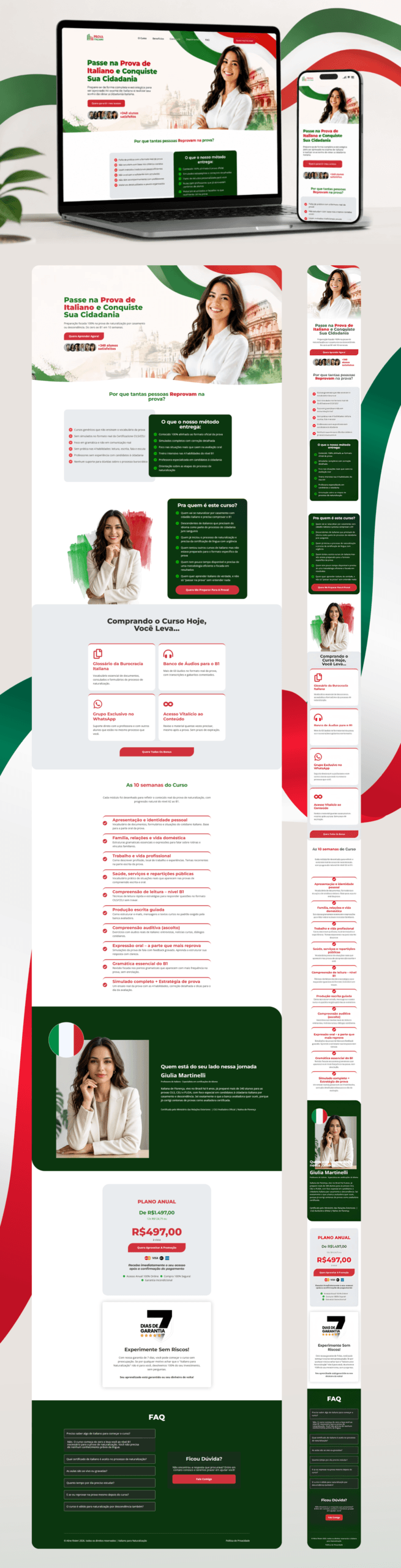 Projeto de webdesign para pequeno negócio desenvolvido por Aline Rivieri