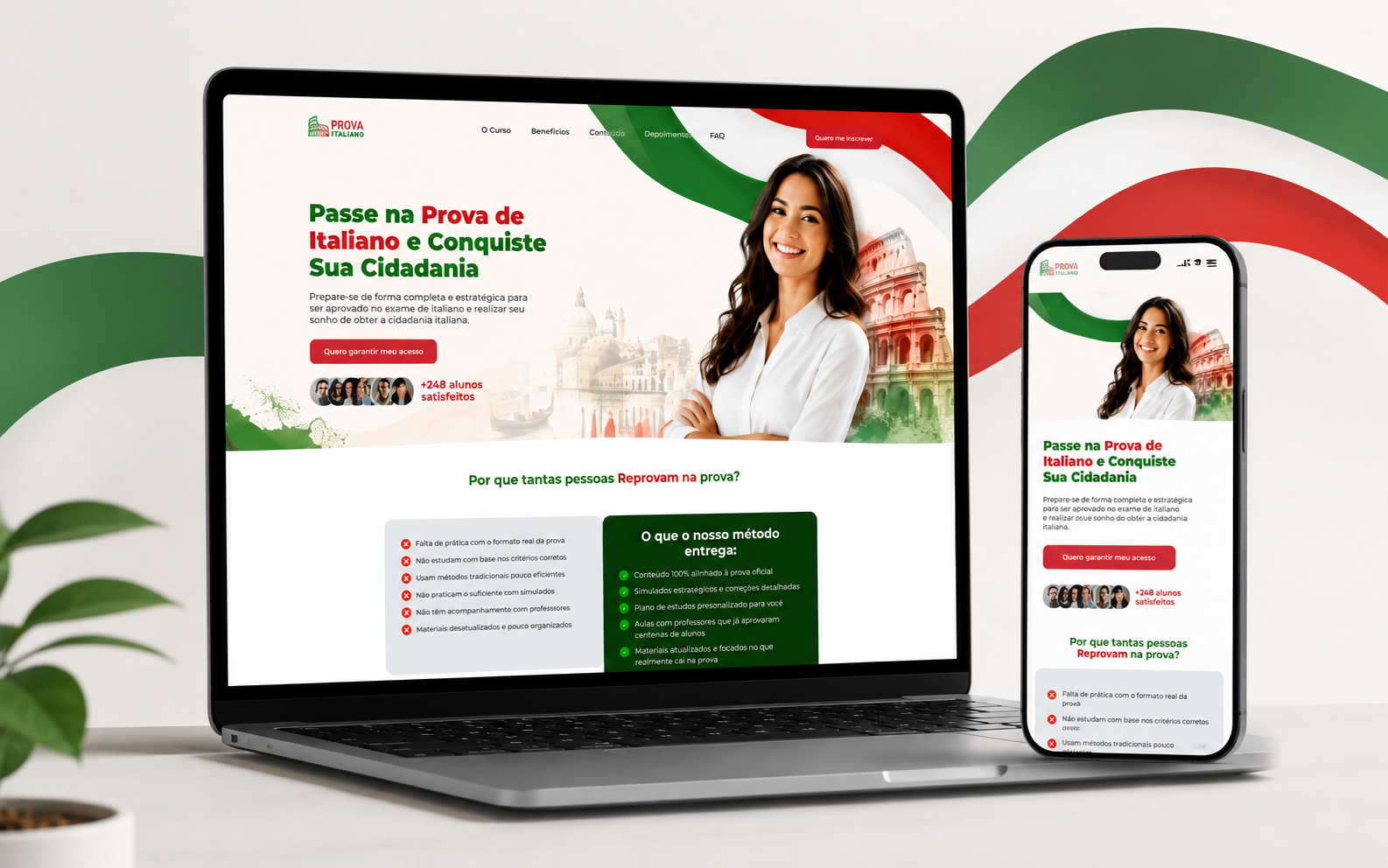 Projeto de webdesign para pequeno negócio desenvolvido por Aline Rivieri